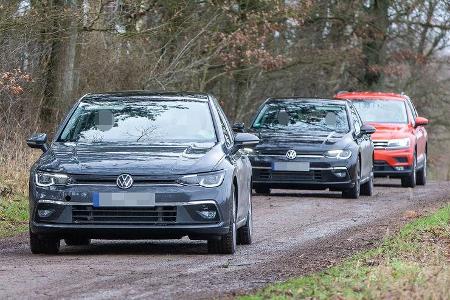 VW Golf VIII ungetarnt Erlkönig