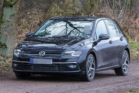 VW Golf VIII ungetarnt Erlkönig