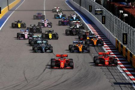 Start - GP Russland 2019 - Sochi Autodrom - Rennen