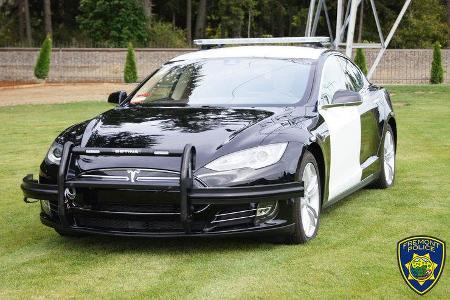 Tesla Model S Fremont Police