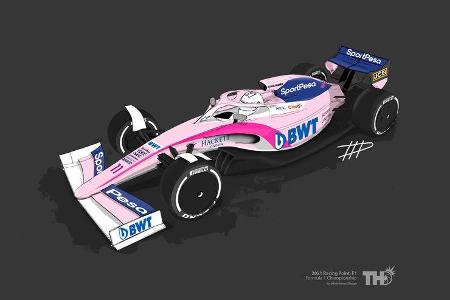 Racing Point - F1-Concept 2021 - Livery by Tim Holmes