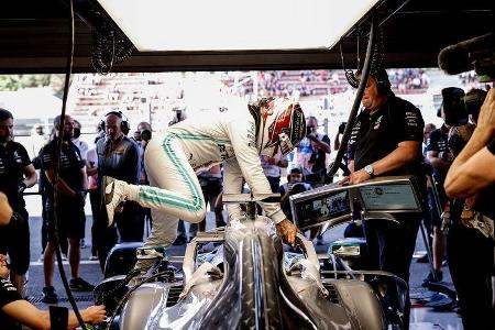 Lewis Hamilton - Mercedes - GP Belgien - Spa-Francorchamps - Formel 1 - Freitag - 30.8.2019