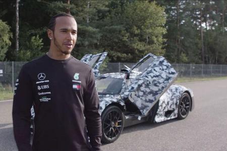 12/2019, Mercedes-AMG One mit Lewis Hamilton