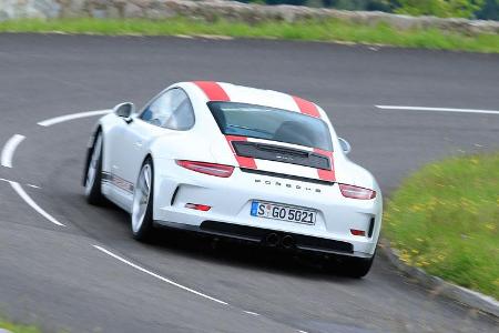 Porsche 911 R, Heckansicht