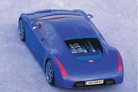 Ebenfalls 1999 zeigte Bugatti die Sportwagenstudie EB 18.3 Chiron.