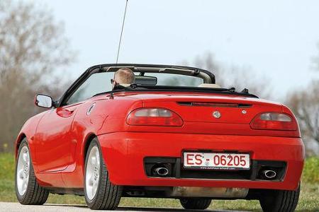 MGF, Heckansicht