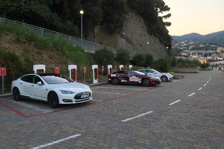 Tesla Model S, Roadtrip, Nordkap, Spanien, Tour, Rekordfahrt