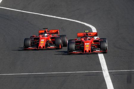 Vettel & Leclerc - GP Ungarn 2019