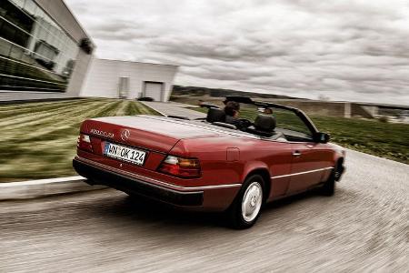 Mercedes A124 Cabriolet, Heckansicht