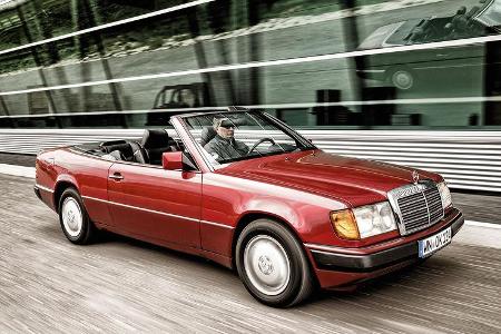 Mercedes A124 Cabriolet, Seitenansicht