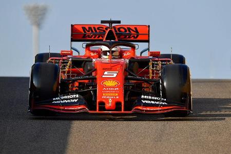 Sebastian Vettel - Ferrari - F1-Test - Abu Dhabi - 3. Dezember 2019