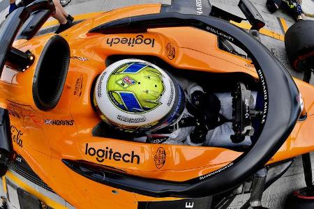 Lando Norris - McLaren - F1-Test - Abu Dhabi - 3. Dezember 2019