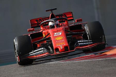 Sebastian Vettel - Ferrari - F1-Test - Abu Dhabi - 3. Dezember 2019