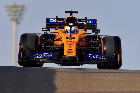 Lando Norris - McLaren - F1-Test - Abu Dhabi - 3. Dezember 2019