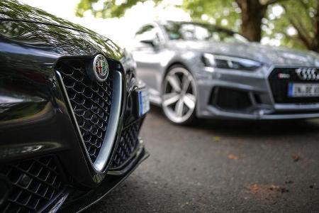 Alfa Romeo Giulia QV, Audi RS 5 Sportback, Exterieur