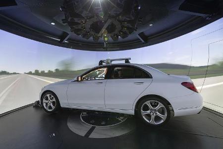 Mercedes Fahrverhaltensentwicklung, Simulator innen