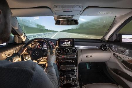 Mercedes Fahrverhaltensentwicklung, Simulator innen