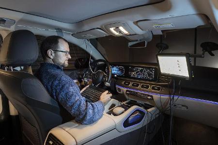 Mercedes Fahrverhaltensentwicklung, Simulator innen