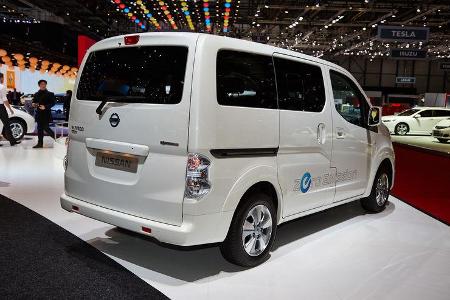 Nissan e-NV200 Elektroauto, Genfer Autosalon, Messe, 2014