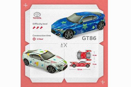 Toyota GT86 Papercraft