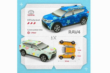 Toyota RAV4 Papercraft