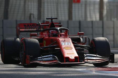 Charles Leclerc - Ferrari - F1-Test - Abu Dhabi - 4. Dezember 2019