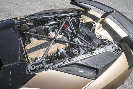 Lamborghini Aventador SVJ Roadster, Motor