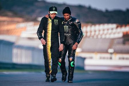 Lewis Hamilton Valentino Rossi Fahrzeugtausch 2019