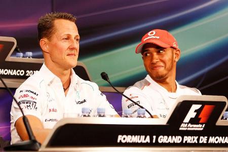 Hamilton & Schumacher - GP Monaco 2012