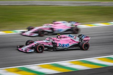 Force India - Esteban Ocon - Sergio Perez - GP Brasilien 2018