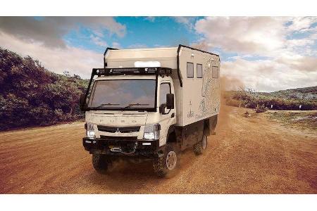Azimoo Expeditions-Lkw Fuso Canter 4x4