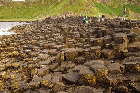 Basaltfelsen des Giants Causeway