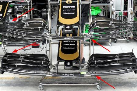 Haas - F1-Technik 2019 - Frontflügel
