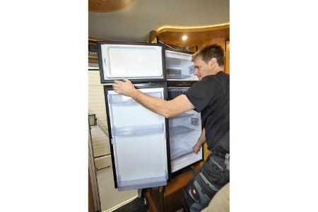 Reisemobile optimieren Kühlschrank austauschen