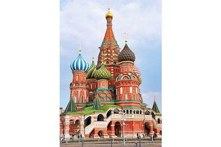 Die Basilius-Kathedrale in Moskau