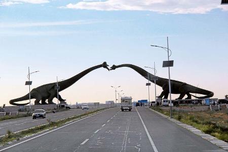 Die Stadt der Dinosaurier.
