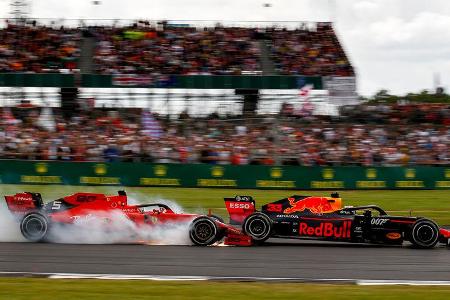 Sebastian Vettel - Max Verstappen - GP England 2019