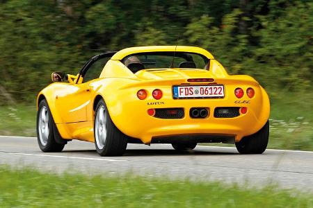 Lotus Elise, Heckansicht