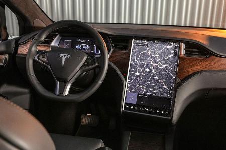 Tesla Model X Maximale Reichweite, Interieur