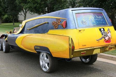 1972er Cadillac Custom Wagon The Pirate Surf Mobile