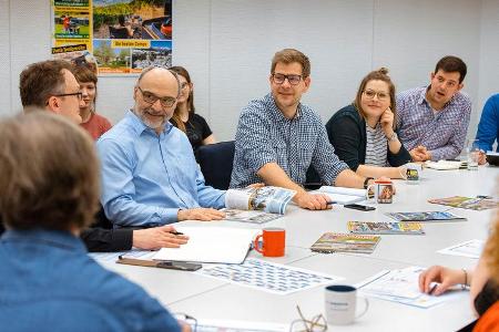 Hinter den Kulissen: Redaktion
