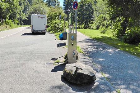 südlicher Pfälzerwald Stellplatz an der Kuranlage