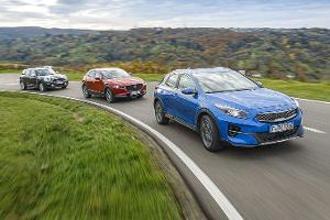 Kia XCeed, Mazda CX-30, Mini Countryman im Test