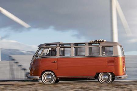 VW e-Bulli T1 Samba Elektro-Umbau (1966)
