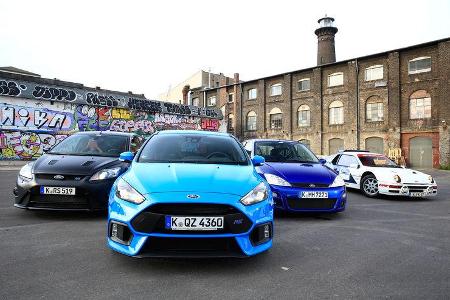 Ford Focus RS, Generationen