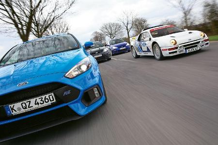 Ford Focus RS, Generationen