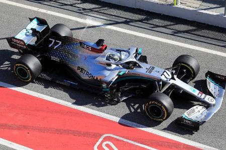 Valtteri Bottas - Mercedes - F1-Test - Barcelona - 19. Februar 2020