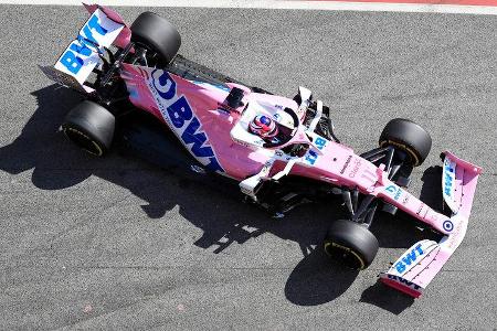 Sergio Perez - Racing Point - F1-Test - Barcelona - 19. Februar 2020