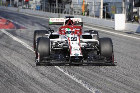 Antonio Giovinazzi - Alfa Romeo - F1-Test - Barcelona - 19. Februar 2020