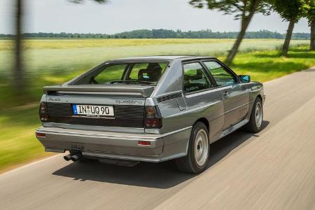 Audi Quattro 20V, Heckansicht